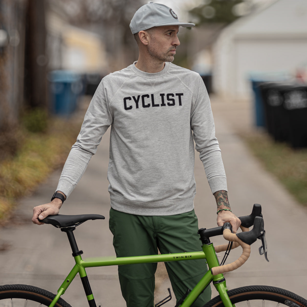 Cyclist Crewneck